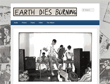 Tablet Screenshot of earthdiesburning.com